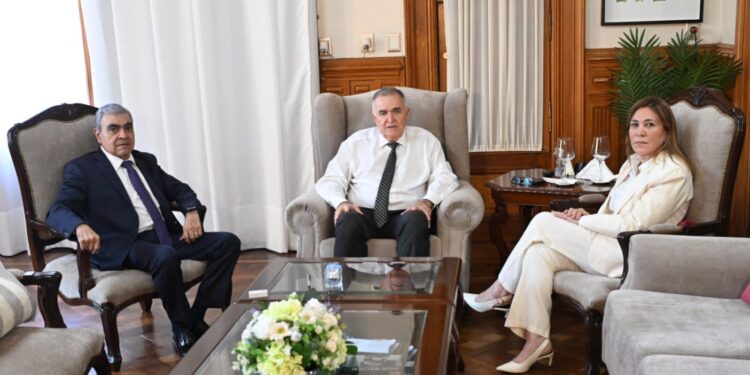 Jaldo se reunió con Ávila y Alfaro en Casa de Gobierno