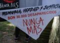«La memoria completa es saber dónde están» los desparecidos»