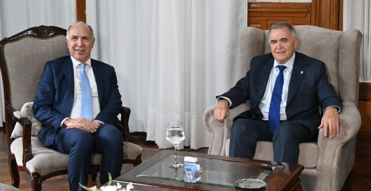 Jaldo mantuvo una reunión protocolar con el ministro de la Corte Suprema Ricardo Lorenzetti