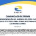 Ya está disponible el subsidio del 100% en el servicio eléctrico para zonas afectadas