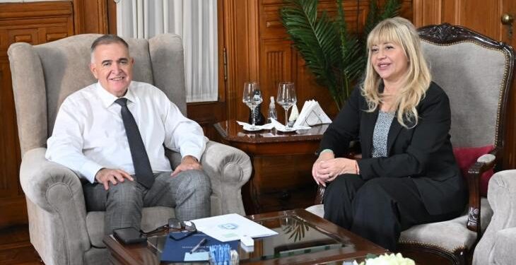 Rossana Chahla y Osvaldo Jaldo avanzan en una agenda común para la capital y coordinan obras, transporte y planificación