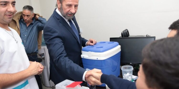 Juri destacó el trabajo articulado con la provincia en el lanzamiento de la campaña de vacunación antigripal en el Concejo