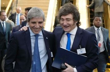 Milei y Caputo celebraron la desaceleración de la inflación