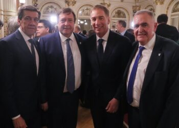 Jaldo acompañó a Santilli en su asunción como jefe de Gabinete de la Nación
