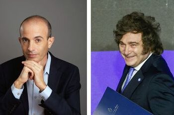 Yuval Noah Harari elogió a Milei, pero cuestionó su idea sobre la IA