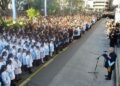 Jaldo tomó la promesa a la Bandera a más de 3.000 escolares y cadetes