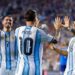 El show de siempre: Messi hizo tres goles, igualó a Klose y Argentina arrancó la defensa del título con un contundente 3-0 a Argelia