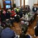 Jaldo recibió a alumnos de la ESEA y les garantizó asistencia