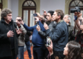 En el Día del Periodista, Milei volvió a las críticas