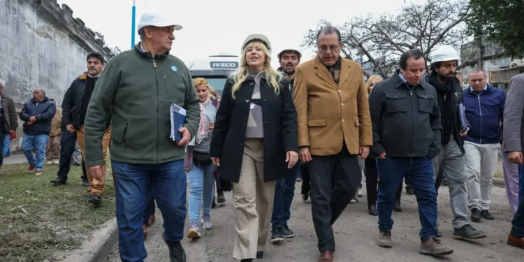 La intendente Chahla puso en marcha una obra clave para renovar uno de los principales corredores viales de la capital