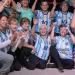 Con banderas, bombos y color: Los adultos mayores de la Capital ya viven el Mundial de Fútbol