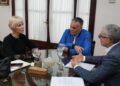 Canelada y Cobos se reunieron con Lonac para avanzar en la participación de las universidades en las políticas públicas municipales