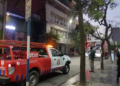 Principio de incendio en un edificio del centro: Un hombre resultó herido y evacuaron a los vecinos