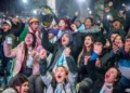 Ya es un clásico: una multitud celebró el pase a semifinales de Argentina en el Punto Mundialista del Parque Avellaneda