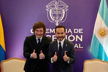 Milei se reunió en Colombia con Abelardo de la Espriella antes de su asunción