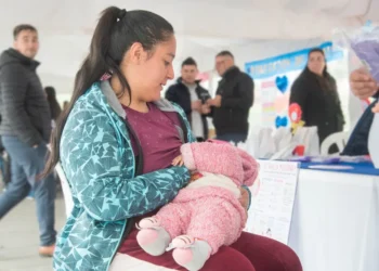 La Semana de la Lactancia Materna cerró con una jornada de concientización en Plaza Independencia