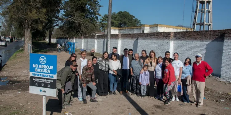 El Municipio transforma un antiguo basural en un nuevo espacio verde para los vecinos del barrio Diagonal Sur