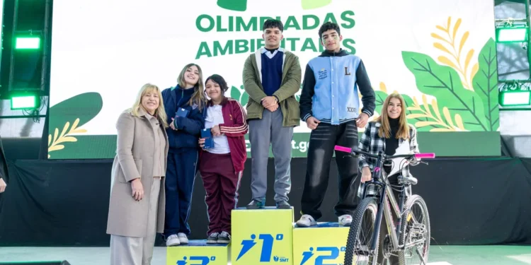 “Tenemos jóvenes comprometidos con el cambio climático”, destacó Rossana Chahla en las Olimpíadas Ambientales